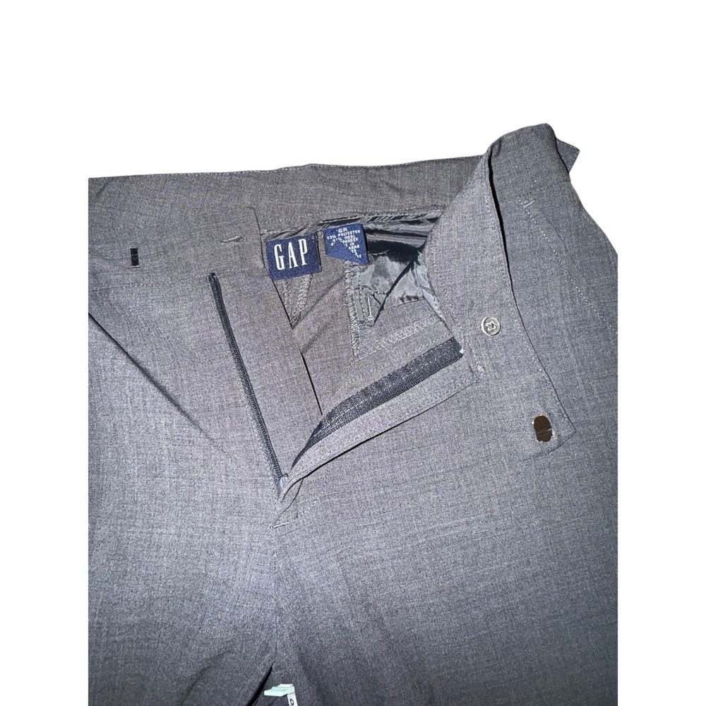 Gap Gray Women's Dress Pants Charcoal Gray Wool Blend Trousers | size 6 r - Picture 12 of 12